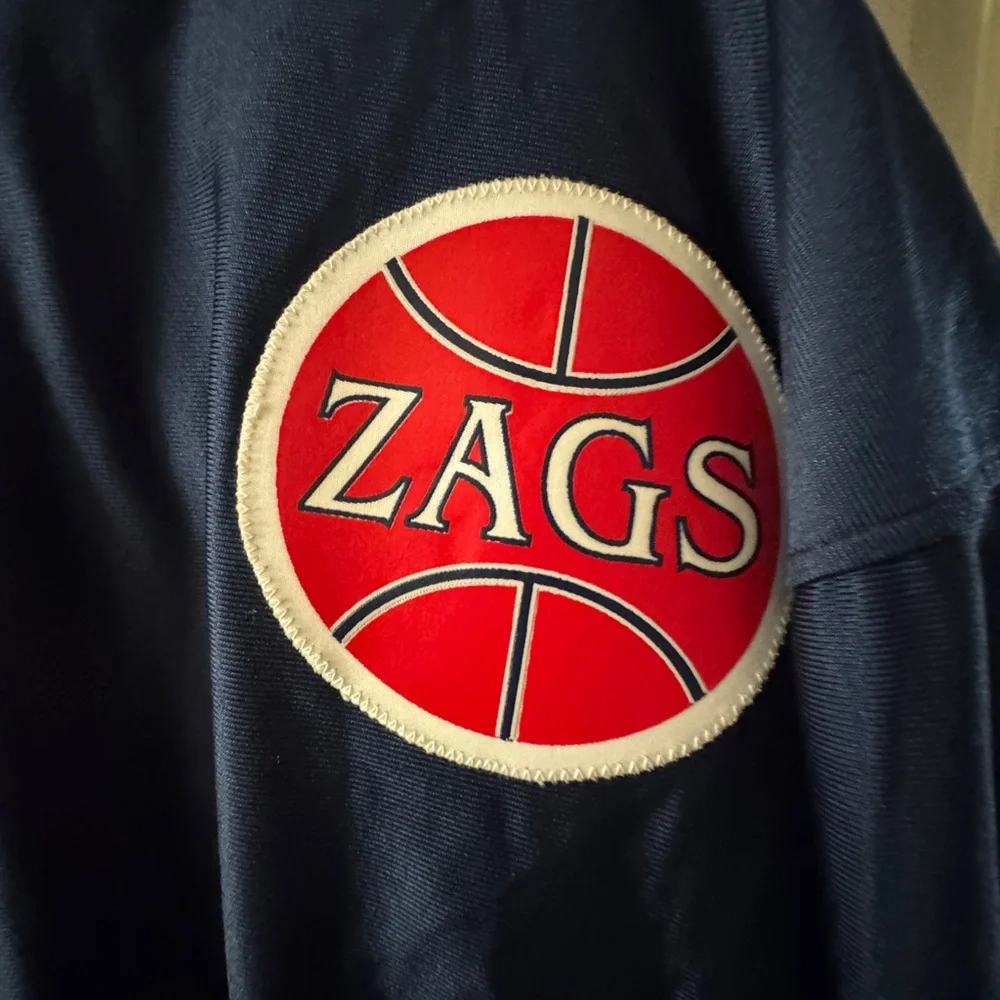 Gonzaga Bulldogs Player Issued #35 Basketball 2XL Navy and Red Bulldog College - Picture 3 of 8